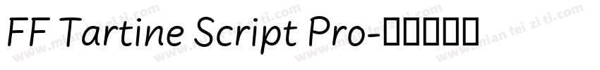 FF Tartine Script Pro字体转换